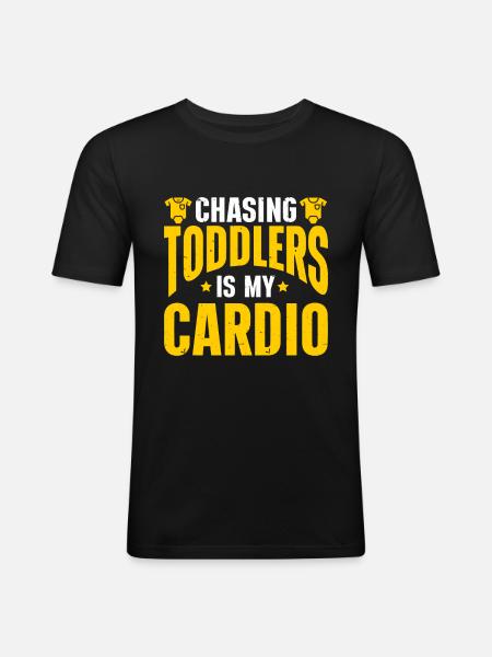 Babysitter Babysitting - Men's Slim Fit T-Shirt - black