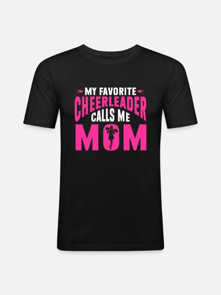 Cheerleading Cheerleader Base Flyer - Men's Slim Fit T-Shirt - black