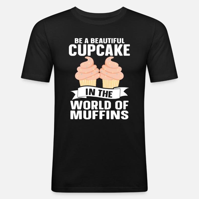 Baking Bakery Baker - Men's Slim Fit T-Shirt - black
