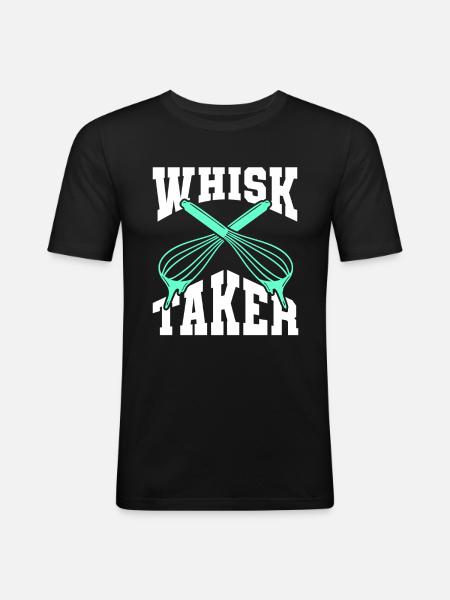 Baking Bakery Baker - Men's Slim Fit T-Shirt - black