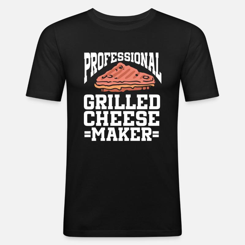 Cheese Making Cheese Lover - Men's Slim Fit T-Shirt - black