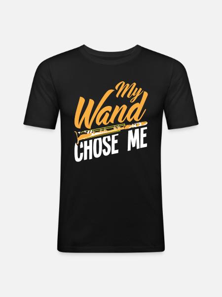 Clarinet Musical Instrument Musicians Clarinets - Men's Slim Fit T-Shirt - black
