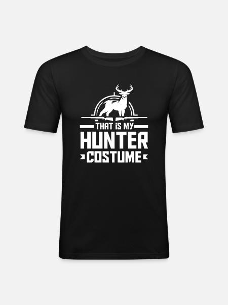 This is my hunter costume - Men's Slim Fit T-Shirt - black