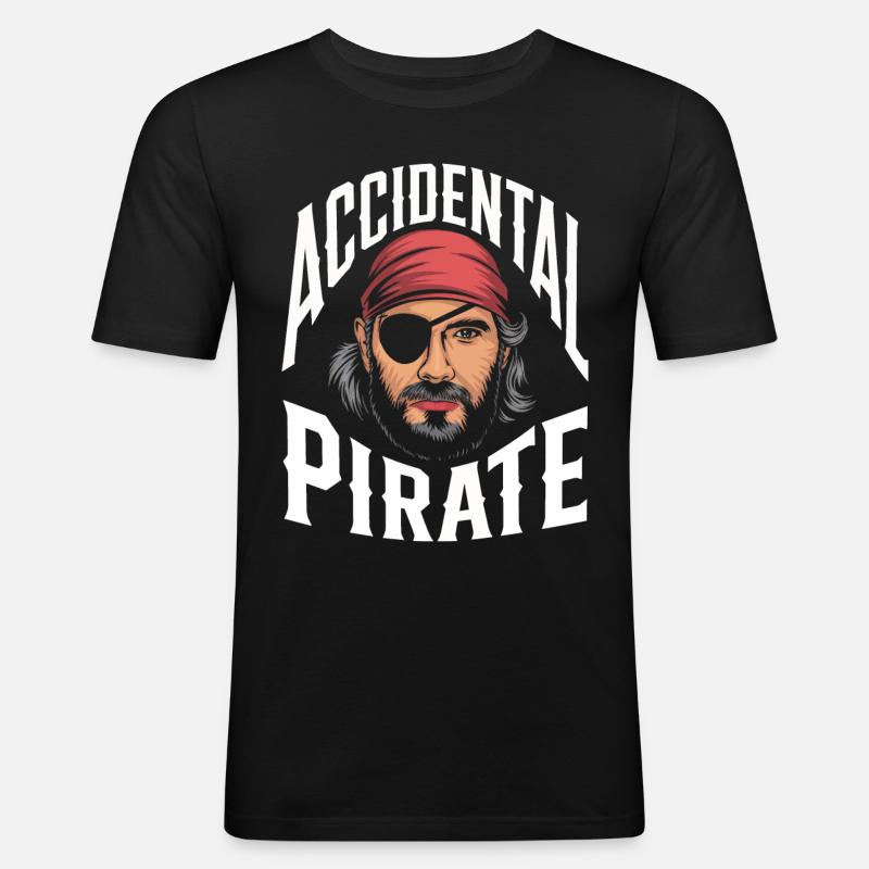 Invalidité due à l’amputation - T-shirt près du corps Homme - noir