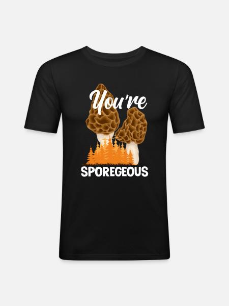 Soppplukker Du er Sporegeous - Slim Fit T-skjorte for menn - svart