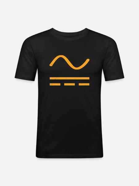 electrician - Men's Slim Fit T-Shirt - black