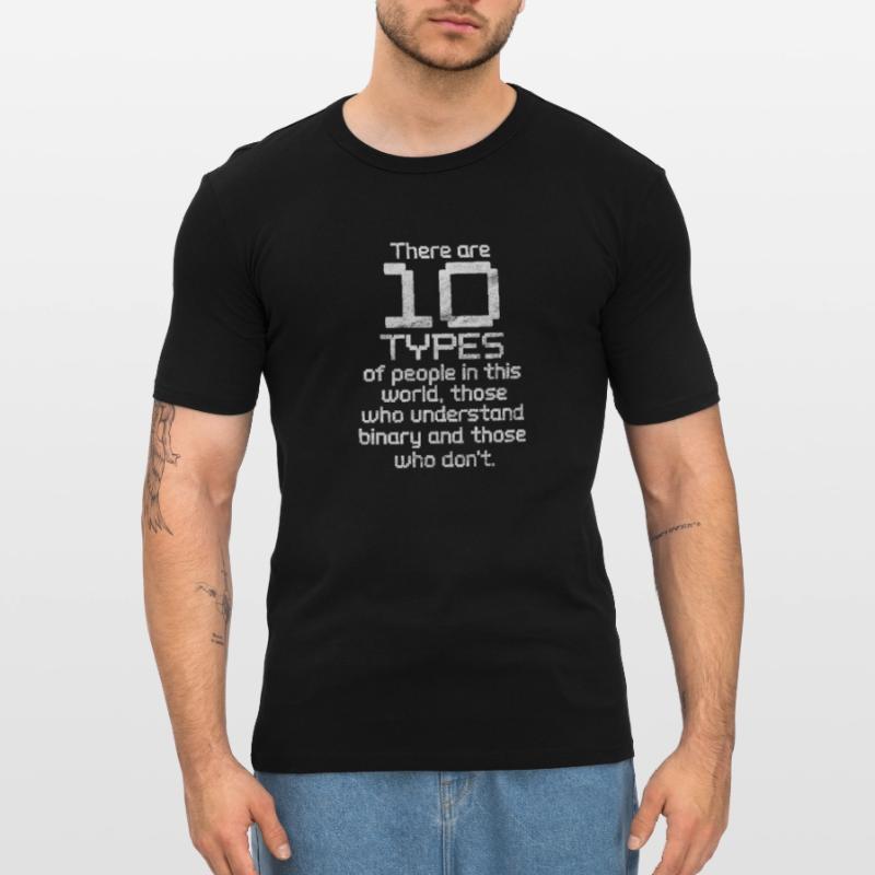 Binary code Men's Slim Fit T-Shirt