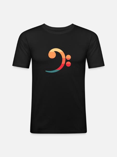 Bassist - Men's Slim Fit T-Shirt - black