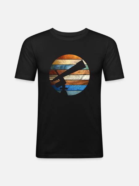 Astronomy - Men's Slim Fit T-Shirt - black