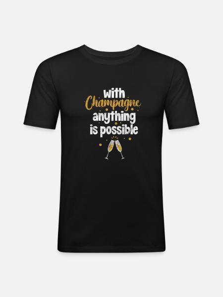 blockedTitle - Men's Slim Fit T-Shirt - black