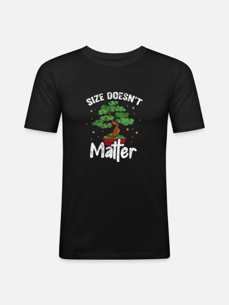 Bonsai - Men's Slim Fit T-Shirt - black