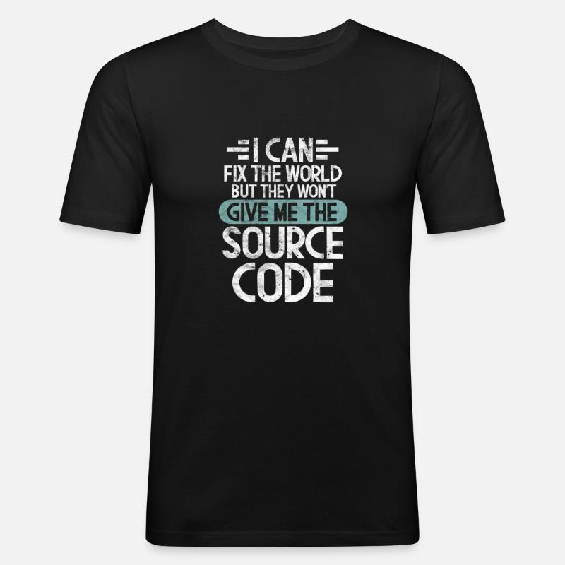 Programmer - Men's Slim Fit T-Shirt - black