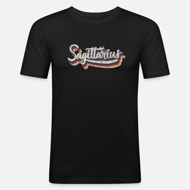 Schütze - Männer Slim Fit T-Shirt - Schwarz