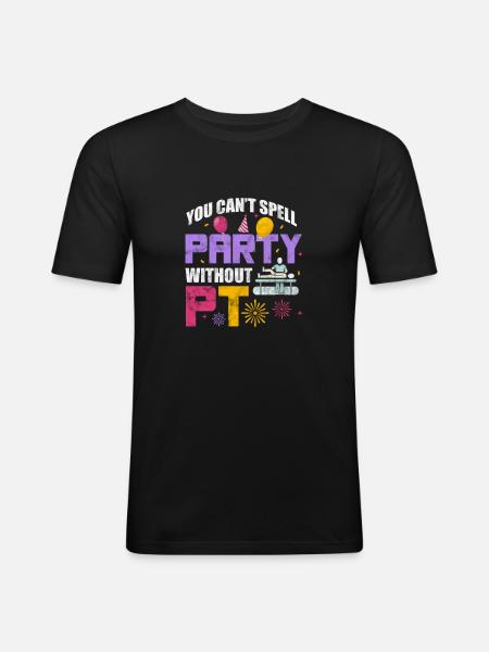Physiotherapist Physiotherapy Physio Gift - Men's Slim Fit T-Shirt - black