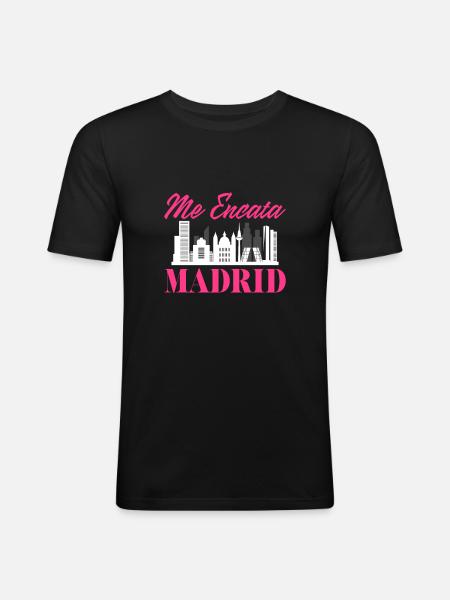 Madrid - Men's Slim Fit T-Shirt - black