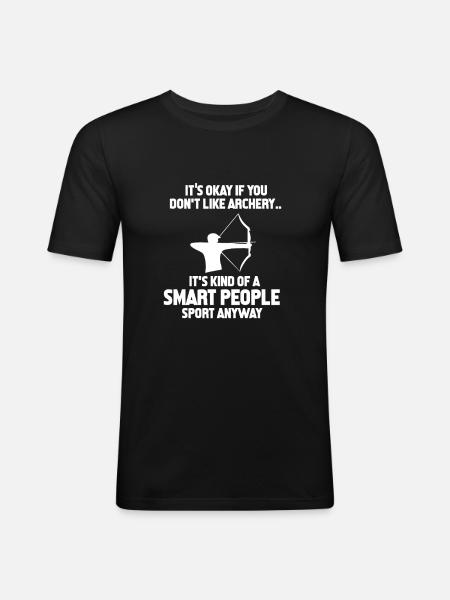 archer - Men's Slim Fit T-Shirt - black