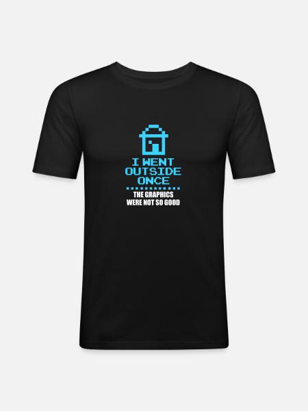 Gamer - Men's Slim Fit T-Shirt - black