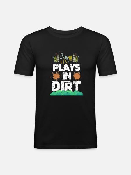 Gardening - Men's Slim Fit T-Shirt - black