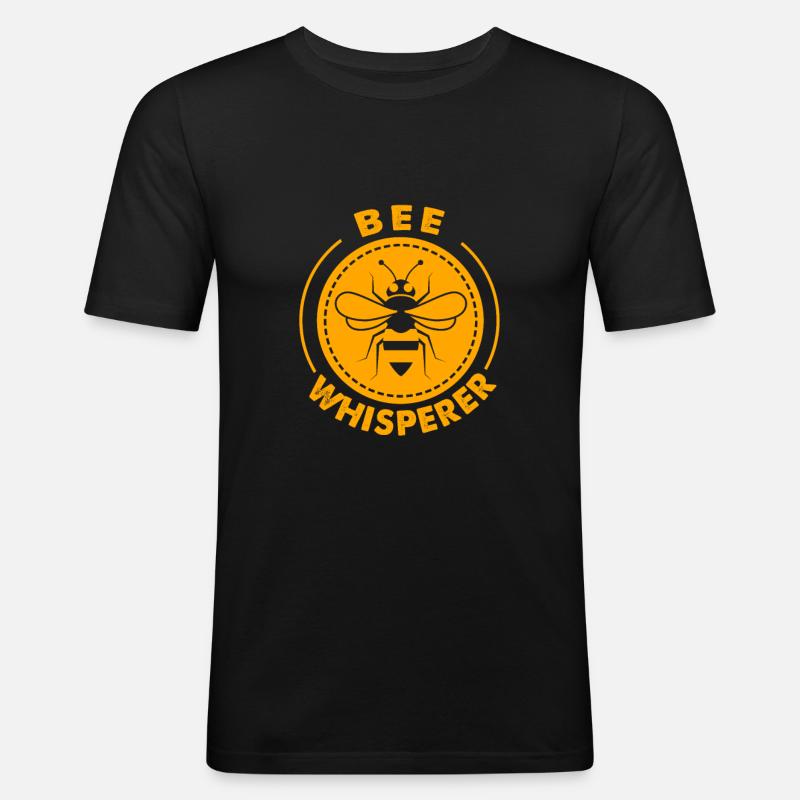 Imker - Männer Slim Fit T-Shirt - Schwarz