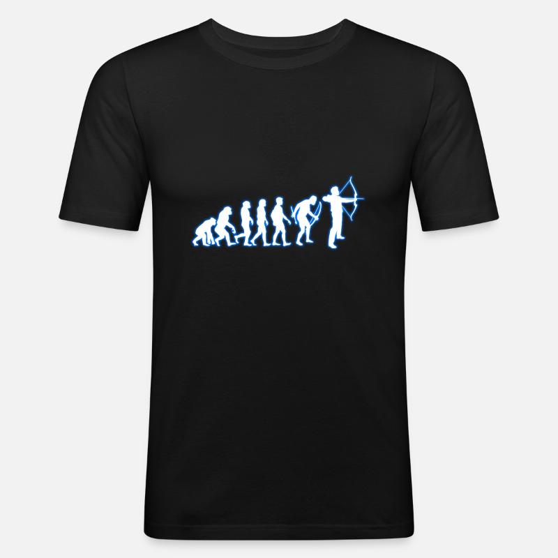 Evolution Archery - Men's Slim Fit T-Shirt - black