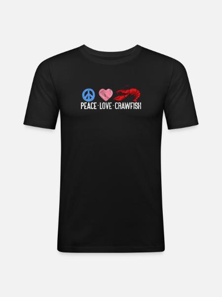 Crawfish Crawfish Seafood Crab Gift - Men's Slim Fit T-Shirt - black