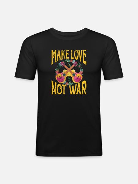 Hippy - Men's Slim Fit T-Shirt - black