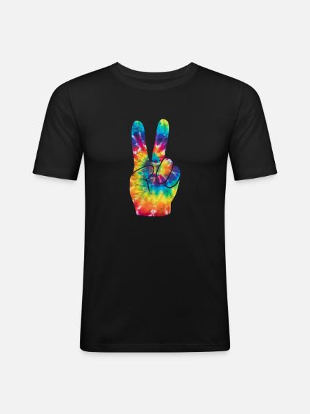 Hippy - Men's Slim Fit T-Shirt - black
