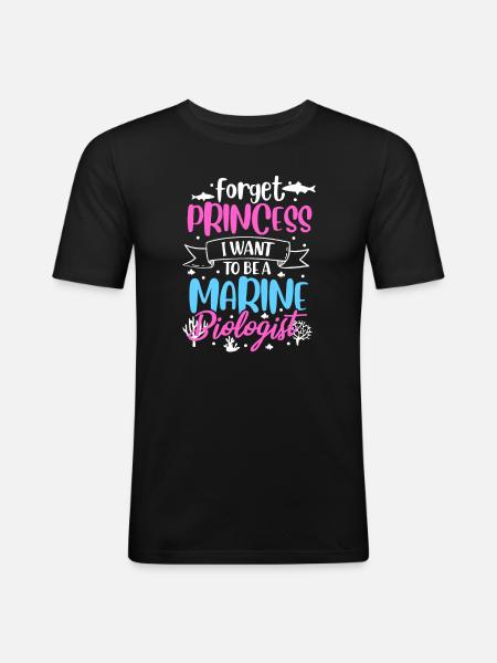 Marine biology - Men's Slim Fit T-Shirt - black