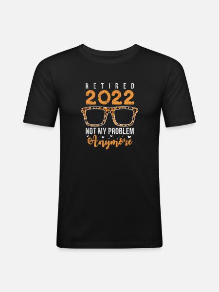 Retirement - Men's Slim Fit T-Shirt - black
