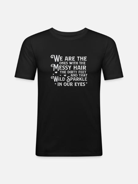 Hippy - Men's Slim Fit T-Shirt - black