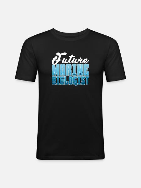 Marine biology - Men's Slim Fit T-Shirt - black