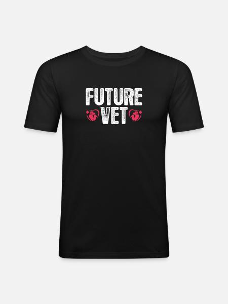 Veterinarian - Men's Slim Fit T-Shirt - black