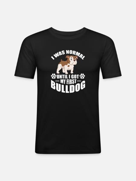 American Bulldog - Men's Slim Fit T-Shirt - black