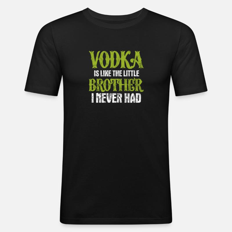 Bruder - Männer Slim Fit T-Shirt - Schwarz