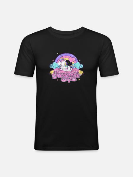 Hip Hop - Men's Slim Fit T-Shirt - black