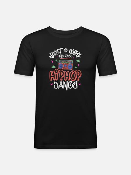 Hip Hop - Men's Slim Fit T-Shirt - black