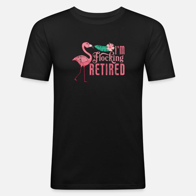 Ruhestand - Männer Slim Fit T-Shirt - Schwarz