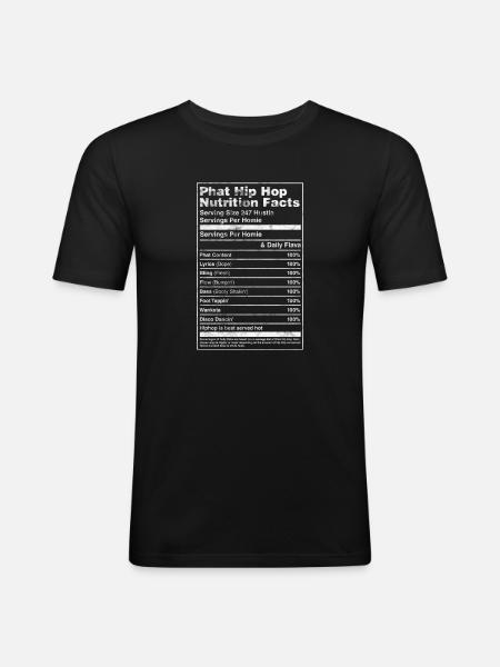 Hip Hop - Men's Slim Fit T-Shirt - black