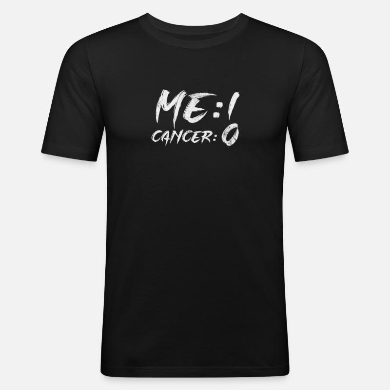 Krebs - Männer Slim Fit T-Shirt - Schwarz