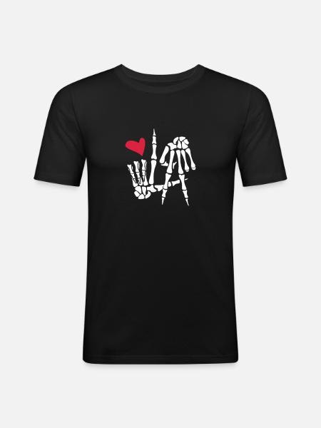 Los Angeles - Men's Slim Fit T-Shirt - black