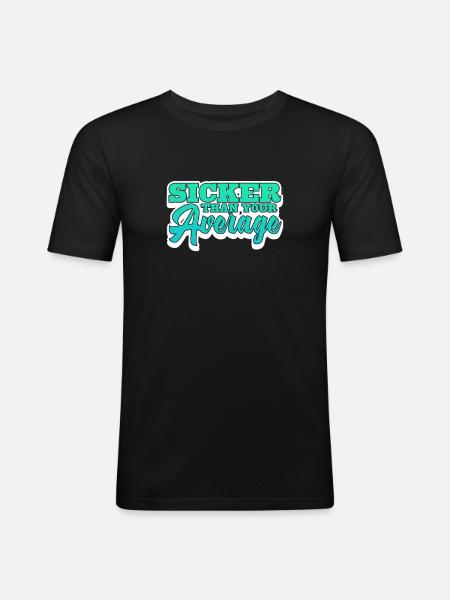 Hip Hop - Men's Slim Fit T-Shirt - black