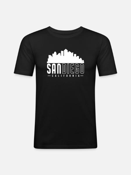 San Diego - Men's Slim Fit T-Shirt - black