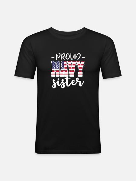 Sister - Men's Slim Fit T-Shirt - black