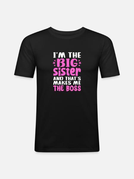Older sister - Men's Slim Fit T-Shirt - black