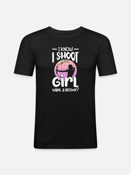 Archery - Men's Slim Fit T-Shirt - black