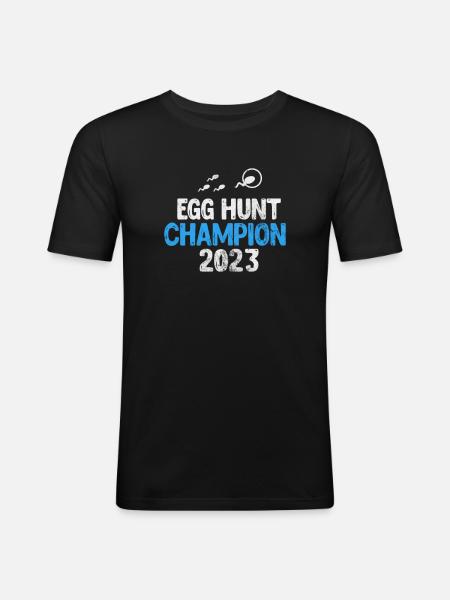 Pregnancy - Men's Slim Fit T-Shirt - black