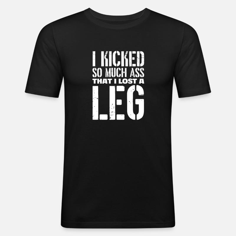 Amputation Amputation Prosthesis Gift - Men's Slim Fit T-Shirt - black