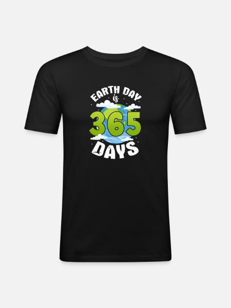 Climate change - Men's Slim Fit T-Shirt - black