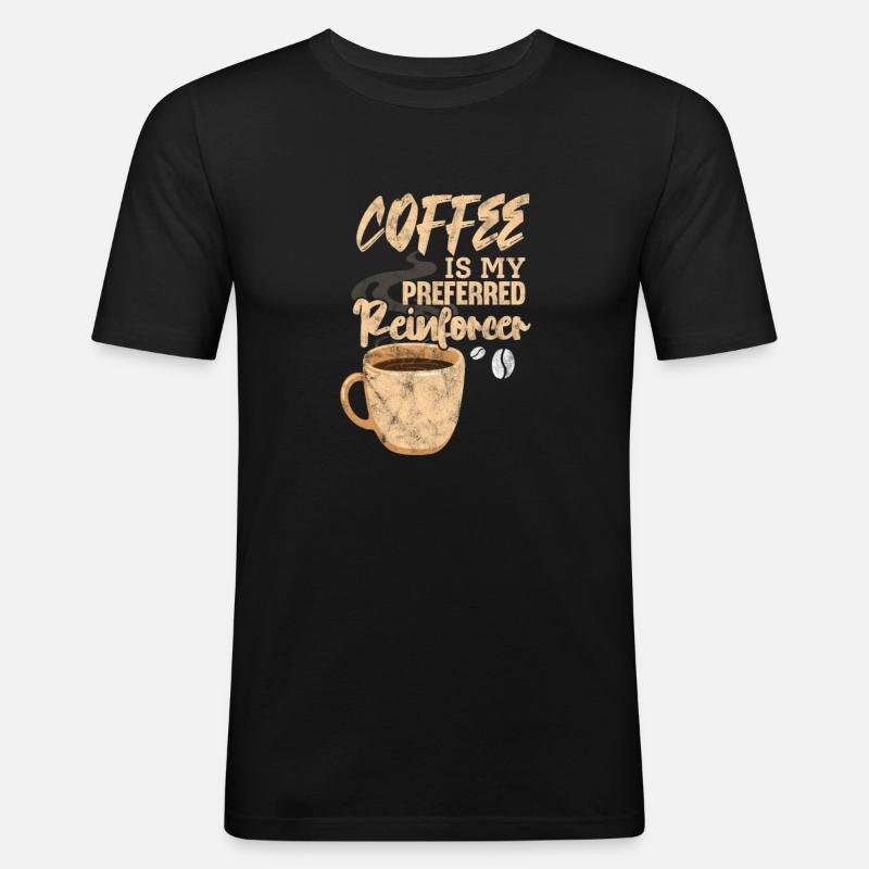Coffee - Men's Slim Fit T-Shirt - black