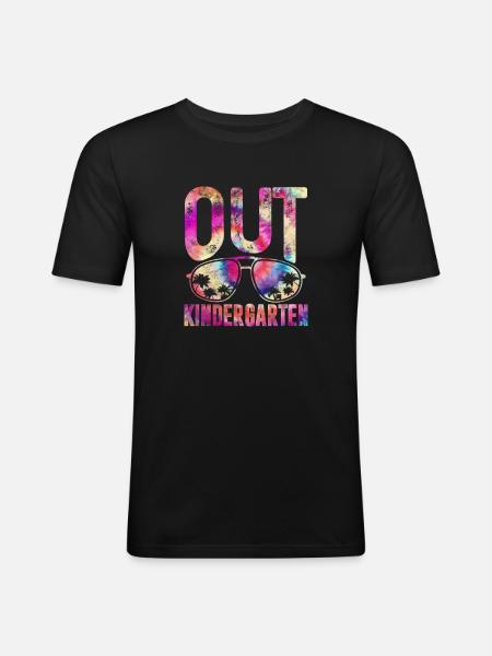 Kindergarten - Men's Slim Fit T-Shirt - black